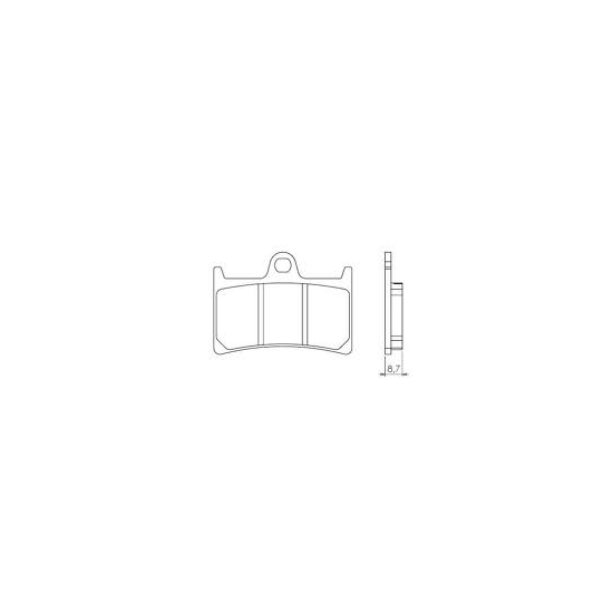 BRENTA KLOCKI HAMULCOWE KH252 / KH380 CERAMIC (FT 5094)