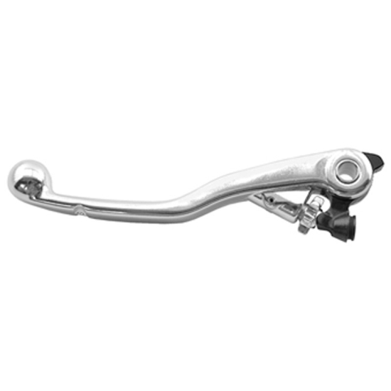 ART (VICMA) DŹWIGNIA SPRZĘGŁA KTM 125/250 2T HUSQVARNA 125/250/300 TE/TXi/TX KUTA, KOLOR SREBRNY (DSKT05SV) (POMPA MAGURA) (75261)