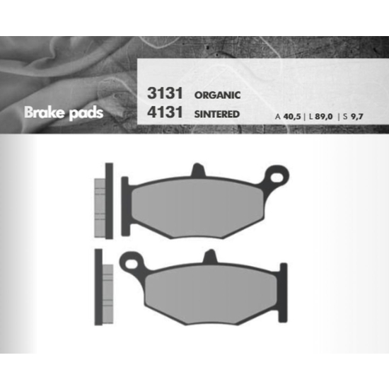 BRENTA KLOCKI HAMULCOWE KH419 SUZUKI GSX/GSR/GSXR TYŁ (FT 3131)