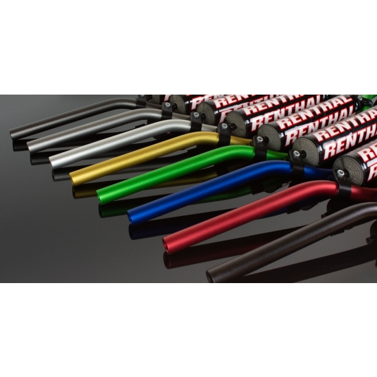 RENTHAL KIEROWNICA 7/8 CALA (22MM) MX HANDLEBAR BLACK RC HIGH PADDED PADDED KOLOR CZARNY Z GĄBKĄ
