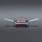 RENTHAL KIEROWNICA 7/8 CALA (22MM) MX HANDLEBAR SILVER REED / WINDHAM PADDED KOLOR SREBRNY Z GĄBKĄ