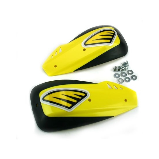 CYCRA ZAMIENNE PLASTIKOWE OSŁONY DO HANDBARÓW MODEL SERIES ONE KOLOR ŻÓŁTY (ŚRUBY W ZESTAWIE)