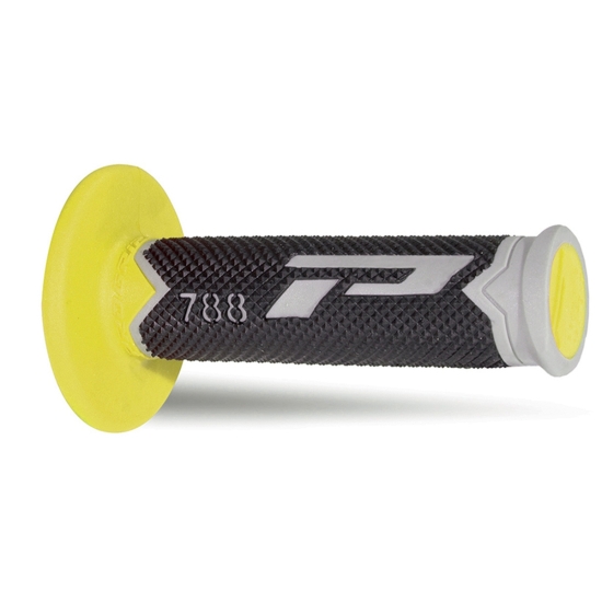 PROGRIP MANETKI PG788 OFF ROAD (22+25MM, DŁ.115MM) KOLOR SZARY/ŻÓŁTY/CZARNY (TRÓJSKŁADNIKOWE) (788-210) (PG788/4)