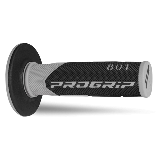 PROGRIP MANETKI PG801 OFF ROAD (22+25MM, DŁ.115MM) KOLOR SZARY/CZARNY (DWUSKŁADNIKOWE) (801-187) (PG801/11)