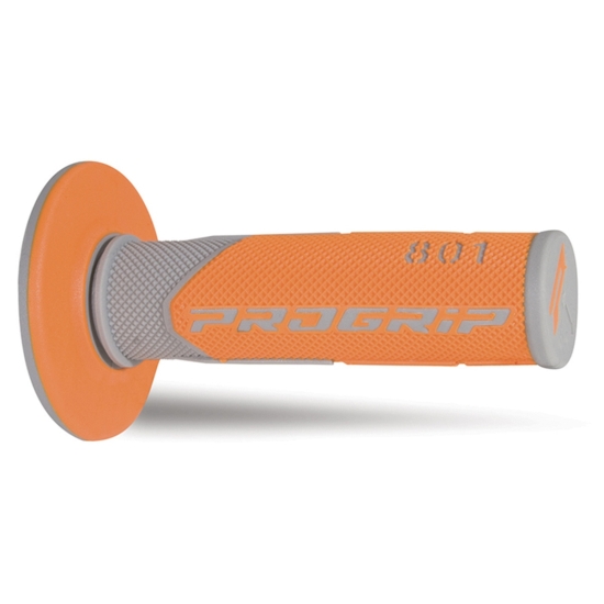 PROGRIP MANETKI PG801 OFF ROAD (22+25MM, DŁ.115MM) KOLOR SZARY/POMARAŃCZOWY (DWUSKŁADNIKOWE) (801-287) (PG801GY/OR)