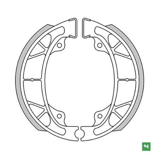NEWFREN WYPRZEDAŻ SZCZĘKI HAMULCOWE MALAGUTI CR1 50 CROSSER 95-98 (110X25MM)
