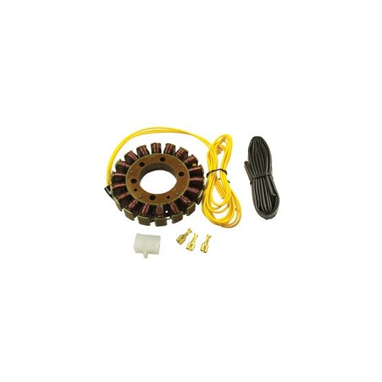 ELECTREX UZWOJENIE ALTERNATORA (STATOR) YAMAHA XV250 '88-'11, XT 600E '95-'02, XTZ660 '91-'98, SUZUKI LTF250/300, VZ800 '97-'04, KAWASAKI ZZR600, GPX