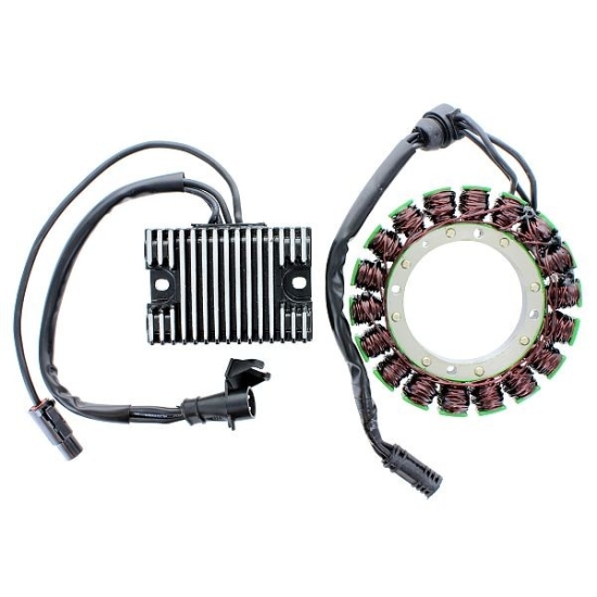 ELECTROSPORT UZWOJENIE ALTERNATORA (STATOR) HARLEY DAVIDSON XL SPORTSTER 883/1200 (94-03) HIGHPOWER (3 FAZOWY+REGULATOR NAPIĘCIA ESR856 W KOMPLECIE)