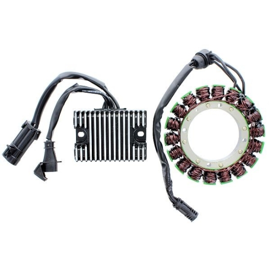 ELECTROSPORT UZWOJENIE ALTERNATORA (STATOR) HARLEY DAVIDSON XL SPORTSTER 883/1200 (04-06) (3 FAZOWY + REGULATOR NAPIĘCIA ESR857 W KOMPLECIE)