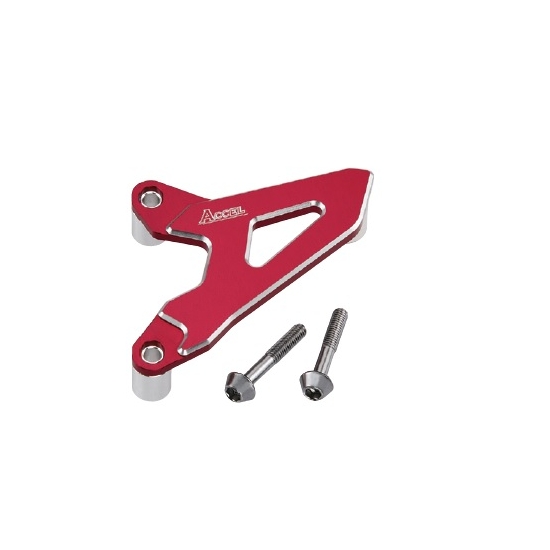 ACCEL OSŁONA ZĘBATKI PRZEDNIEJ HONDA CRF 450R '05-'07, CRF 450X '05-'12 KOLOR CZERWONY