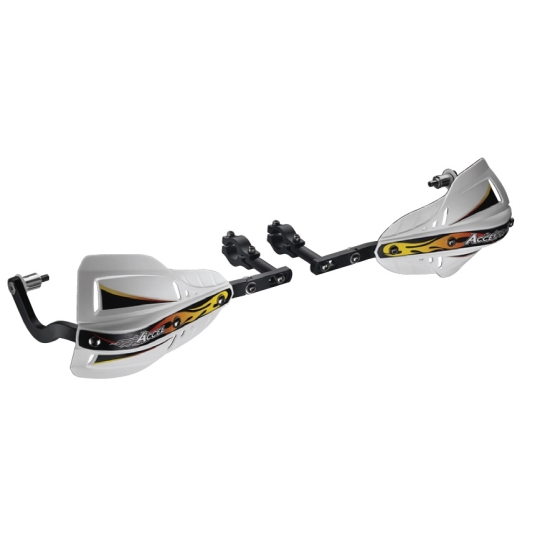 ACCEL OSŁONY RĄK (HANDBARY) Z MOCOWANIEM ALUMINIOWYM ENDURO 28MM (HG- KOLOR CZARNY, SD- KOLOR POMARAŃCZOWY)