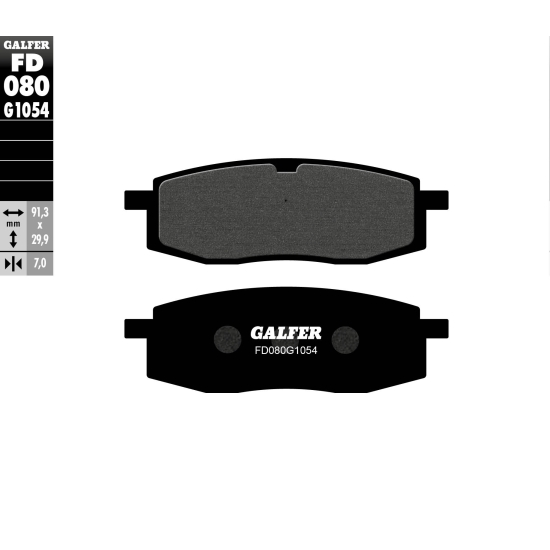GALFER KLOCKI HAMULCOWE KH105 PÓŁMETALICZNE (PRZÓD) YAMAHA TT600/350 WYPRZEDAŻ