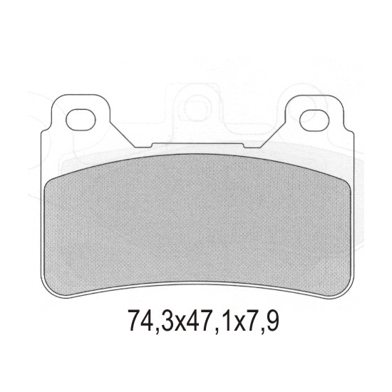 GALFER KLOCKI HAMULCOWE KH390 PÓŁMETALICZNE HONDA CBR 600/1000RR PRZÓD (OFERTA SPECJALNA) WYCOFANE Z OFERTY