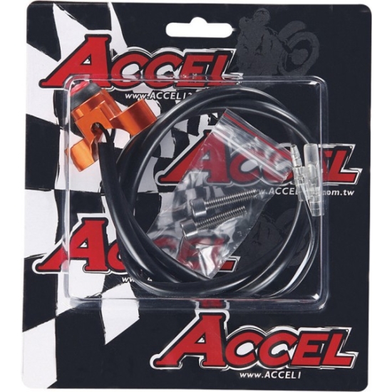 ACCEL WYŁĄCZNIK ZAPŁONU UNIWERSALNY ALUMINIOWY KOLOR ZIELONY (KS-01GR) - PROMOCJA