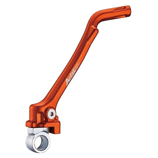 ACCEL DŹWIGNIA STARTERA (KOPKA) ALUMINIOWA KTM SX65 '16-'23, HUSQVARNA TC 65 '17-'23 KOLOR POMARAŃCZOWY