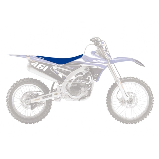 BLACKBIRD POKROWIEC / POSZYCIE NA SIEDZENIE YAMAHA YZ 250F '19-'23,WR 250F '20-'23, YZ 450F '18-'22,WR 450F '19-'23 DOUBLE GRIP 3 KOLOR NIEBIESKI CZAR