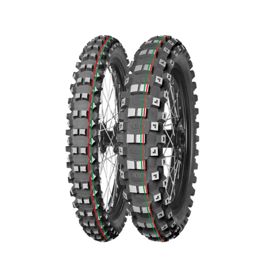 MITAS OPONA 90/100-16 TERRA FORCE-MX MH 51M (CZERWONO-ZIELONY PASEK) TT TYŁ DOT 2024 (DOT:JMDC/JODC/CCDC/CTDC) (460060) (ZAMIENNIK:70000129)