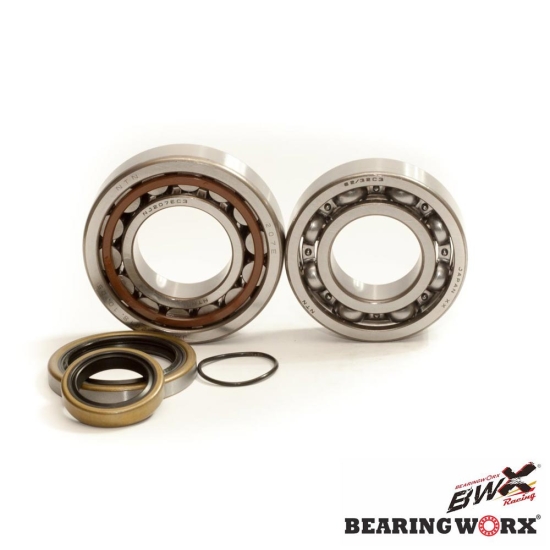 BEARING WORX ŁOŻYSKA WAŁU KORBOWEGO Z USZCZELANIACZAMI KTM SX/EXC 250/300 04-19, FREERIDE 250R '14-'17, HUSQVARNA TE/TC 250/300 '14-'14, HUSABERG TE25