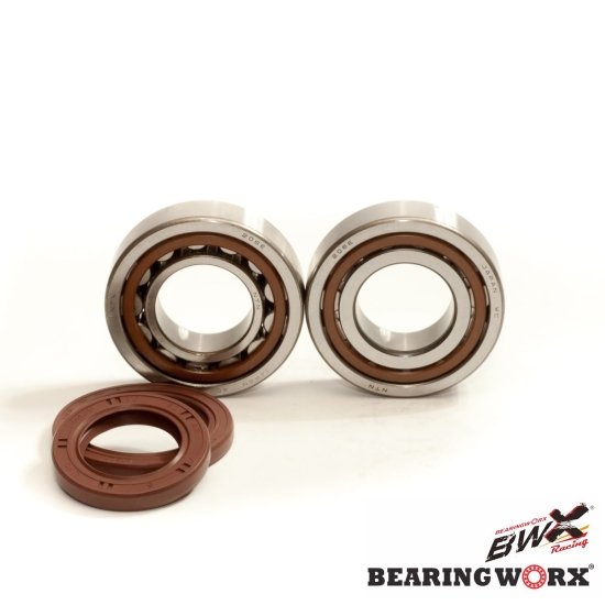 BEARING WORX ŁOŻYSKA WAŁU KORBOWEGO Z USZCZELANIACZAMI KTM SXF 250 13-15, SXF 350 11-15, HUSQVARNA FC/FE 250/350 14-15 (NTN) (MADE IN JAPAN) (23.CBS63