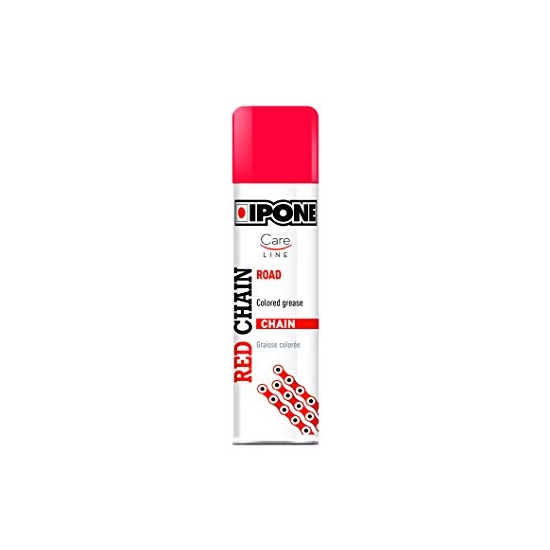 IPONE SPRAY CHAIN 250ML RED SMAR DO ŁAŃCUCHÓW KOLOR CZERWONY (CARELINE) (AKC) (12)