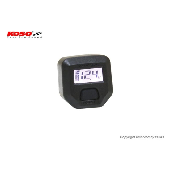 KOSO PROMOCJA MANETKI PODGRZEWANE ZE STEROWNIKIEM (22MM/25MM 7/8-1`) DŁUGOŚĆ - 120MM STEROWNIK LCD - 5 POZIOMÓW GRZANIA (EL) KOLOR CZARNY