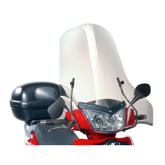 KAPPA SZYBA KYMCO PEOPLE S50/125/200 64 x 71 CM PRZEZROCZYSTA - POTRZEBNE MOCOWANIE 137AK