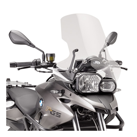 KAPPA SZYBA BMW F 700 GS (13-17) 50 X 49 CM PRZEZROCZYSTA - POTRZEBNE MOCOWANIE D5107KITK