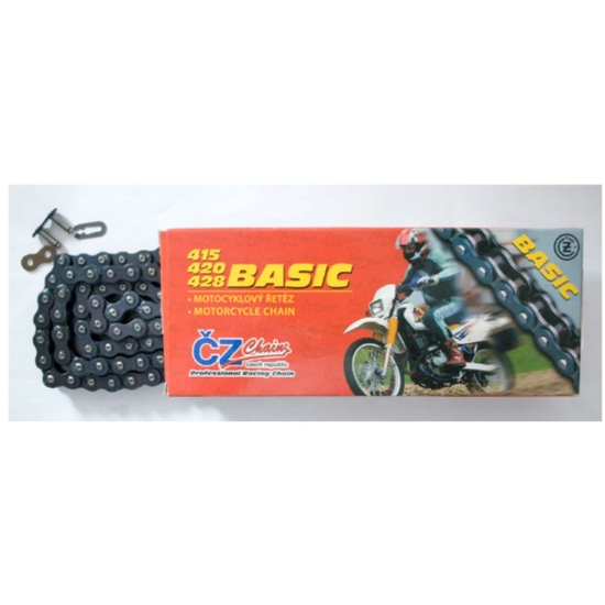 CZ ŁAŃCUCH NAPĘDOWY 428 BASIC (428S) (124 OGNIWA) (19,2 KN) + ZAPINKA
