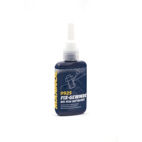 MANNOL FIX-GEWINDE MITTELFEST - KLEJ DO GWINTÓW, NIEBIESKI 'ŚREDNI' 50ML (9925)