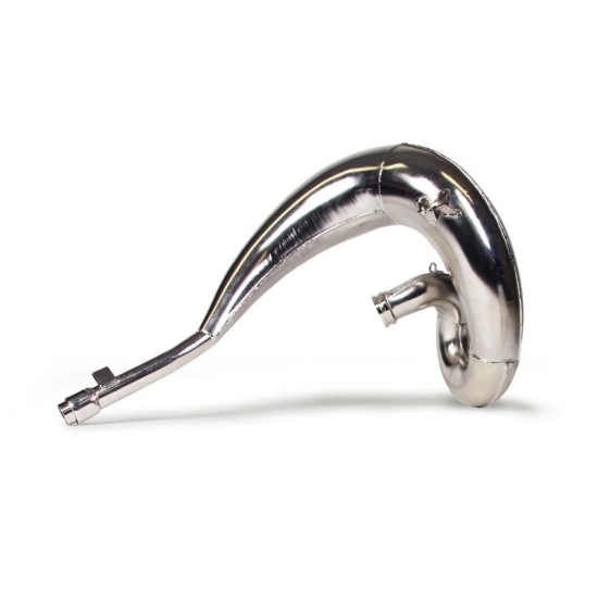 DEP PIPES ARMOURED DYFUZOR/KOMORA/TUBA REZONANSOWA NIKLOWANA (FRONT EXHAUST PIPE NICKEL): SUZUKI RM250 `03-06 (WZMOCNIONY 1,2MM) (NA ZAMÓWIENIE)