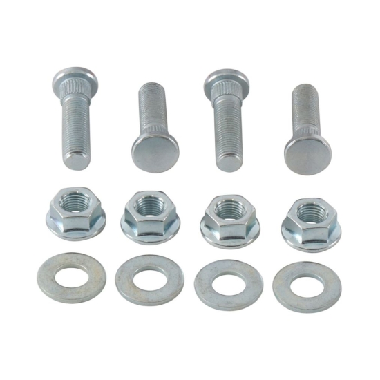 ALL BALLS SZPILKI PODKŁADKI I NAKRĘTKI KOŁA PRZEDNIEGO / TYLNEGO M10 X GWINT CALOWY 24G 3/16" POLARIS RANGER 325/500/570/700/900 - PATRZ OPIS DODATKOW