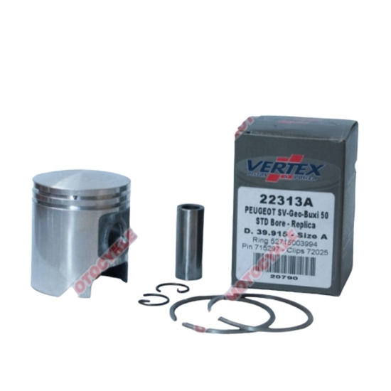 VERTEX TŁOK PEUGEOT SV, BUXY, ELYSEO, TREKKER 50 (39,925MM) (PIERŚCIENIE 52715003994 X 2 SZT.)