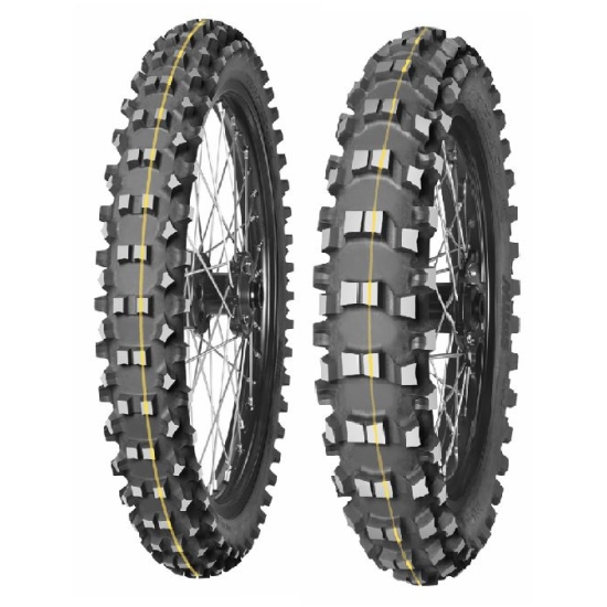 MITAS OPONA 120/90-18 TERRA FORCE-EX SM SUPER (ŻÓŁTY PASEK) 65R TT TYŁ DOT 06/2024 (460119) (ZAMIENNIK:70000157,70000219)