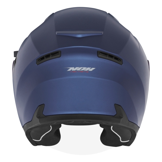 NOX KASK OTWARTY JET Z BLENDĄ N130 SOLID KOLOR NIEBIESKI MAT ROZMIAR S