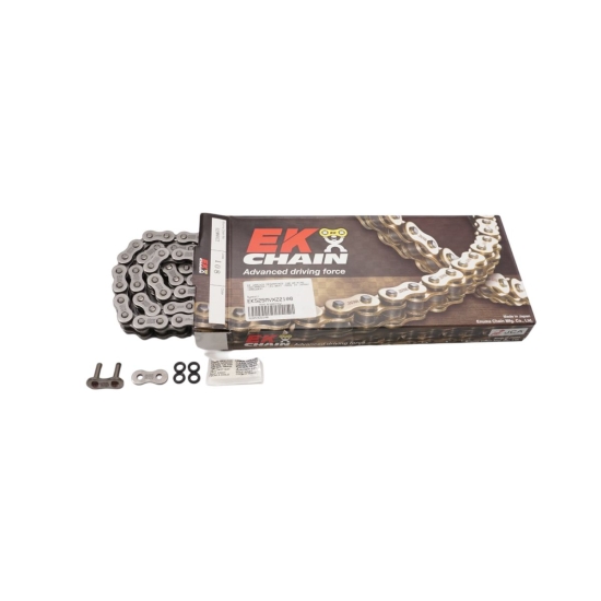 EK ŁAŃCUCH NAPĘDOWY EK525MVXZ2 118 QX-RING (DO 1000CCM) (41,8KN) (MADE IN JAPAN) (ZAKUWKA)