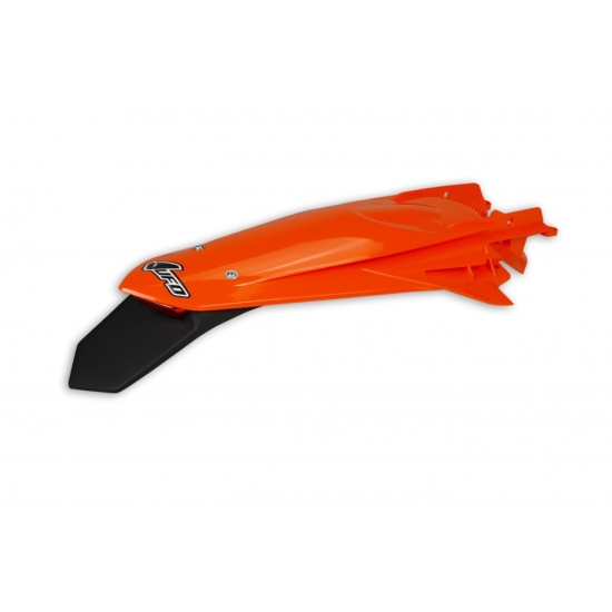 UFO BŁOTNIK TYŁ KTM EXC 125 '20-'21, EXC/EXCF(EXC-F) 150/250/300/350/450/500 TPI '20-2023 KOLOR POMARAŃCZOWY ( ENDURO Z LAMPKĄ LED )