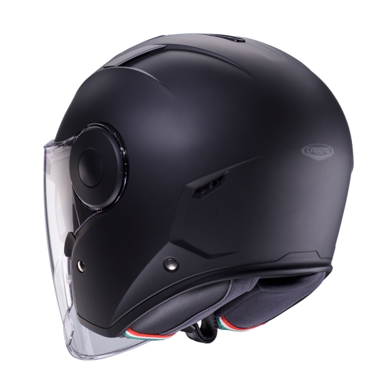 CABERG KASK OTWARTY JET Z BLENDĄ MODEL SOHO SOLID KOLOR CZARNY MAT ROZMIAR XXL