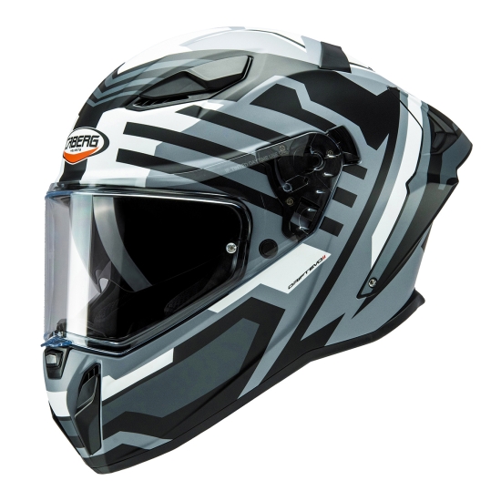 CABERG KASK INTEGRALNY Z BLENDĄ MODEL DRIFT EVO II HORIZON KOLOR SZARY/CZARNY/BIAŁY MAT ROZMIAR S (PINLOCK W ZESTAWIE)