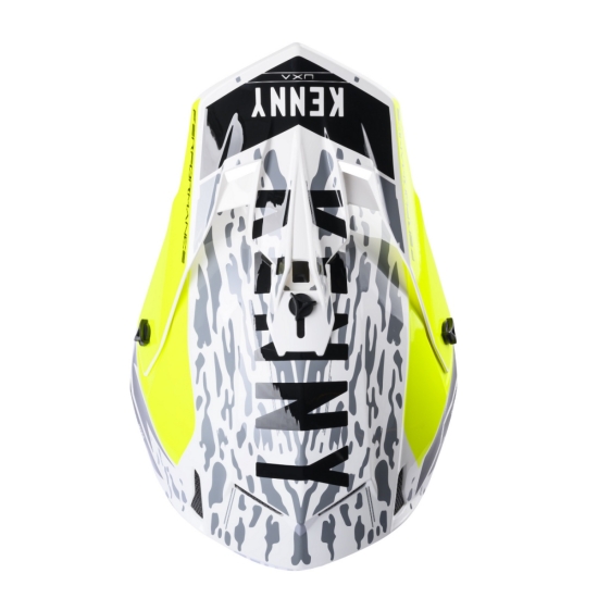 KENNY RACING WYPRZEDAŻ KASK CROSS/ENDURO MODEL PERFORMANCE MIPS STONE KOLOR CZARNY/BIAŁY/ŻÓŁTY ROZMIAR XXL ( 63 - 64 CM )