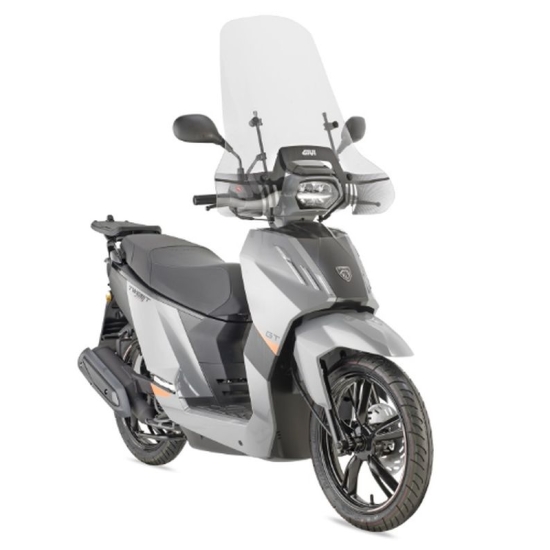 KAPPA SZYBA PEUGEOT TWEET 50 / 125 / 200 FL / GT / ALLURE '23-, PRZEZROCZYSTA - POTRZEBNE MOCOWANIE A8103AK