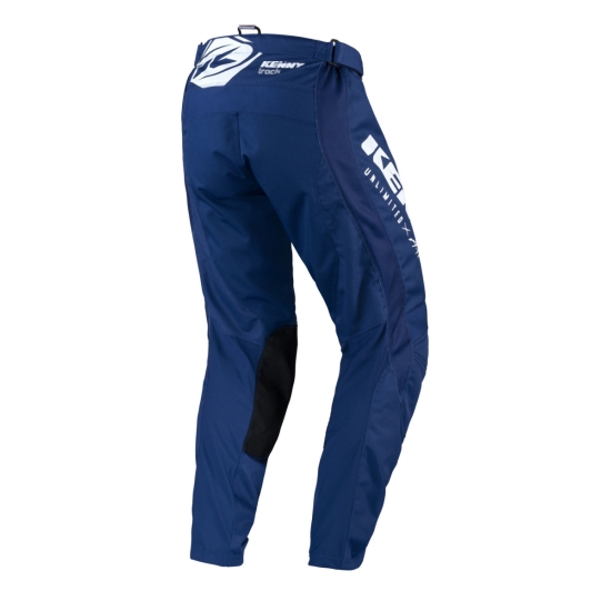 KENNY RACING SPODNIE CROSS/ENDURO MODEL TRACK RAW NAVY KOLOR NIEBIESKI/BIAŁY ROZMIAR 28