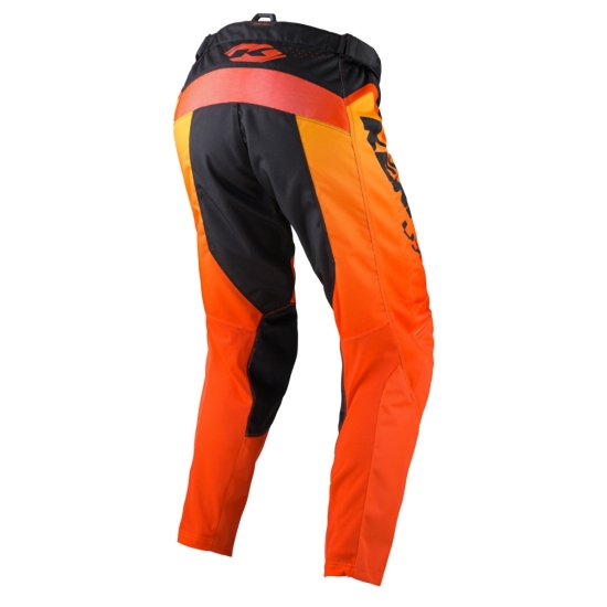 KENNY RACING SPODNIE CROSS/ENDURO MODEL TRACK FOCUS ORANGE KOLOR POMARAŃCZOWY/CZARNY ROZMIAR 28