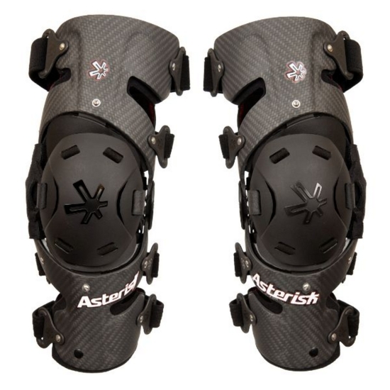 ASTERISK ORTEZY STAWU KOLANOWEGO (PARA) MODEL CARBON CELL 1.2 PRO KOLOR CZARNY/CARBON ROZMIAR L