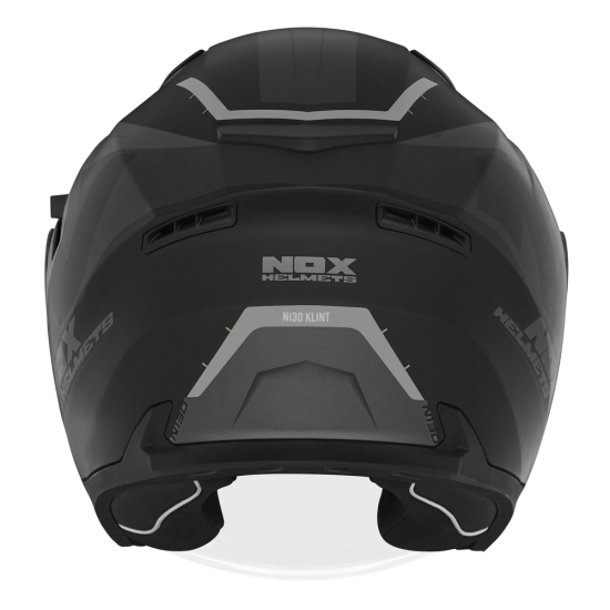 NOX PROMOCJA KASK OTWARTY JET Z BLENDĄ N130 KLINT KOLOR CZARNY/SZARY/TYTANOWY MAT ROZMIAR XL