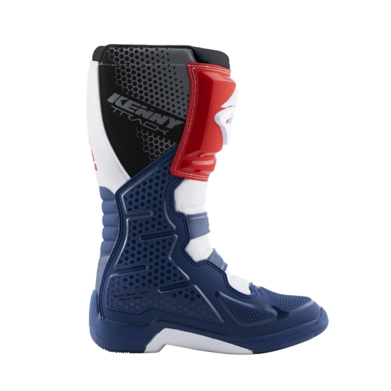 KENNY RACING BUTY CROSS/ENDURO MODEL TRACK PATRIOT KOLOR NIEBIESKI/BIAŁY/CZERWONY ROZMIAR 46