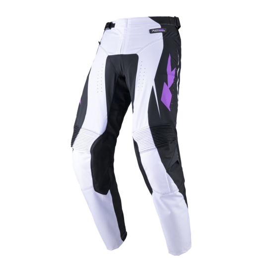 KENNY RACING WYPRZEDAŻ SPODNIE CROSS/ENDURO MODEL PERFORMANCE SOLID BLACK/PURPLE KOLOR BIAŁY/CZARNY/FIOLETOWY ROZMIAR 32