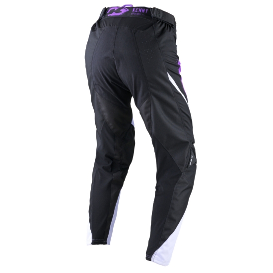 KENNY RACING WYPRZEDAŻ SPODNIE CROSS/ENDURO MODEL PERFORMANCE SOLID BLACK/PURPLE KOLOR BIAŁY/CZARNY/FIOLETOWY ROZMIAR 32