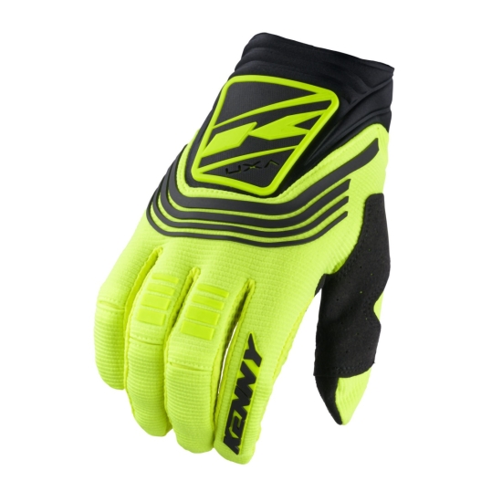 KENNY RACING RĘKAWICE CROSS/ENDURO MODEL TITANIUM YELLOW KOLOR ŻÓŁTY FLUO/CZARNY ROZMIAR L