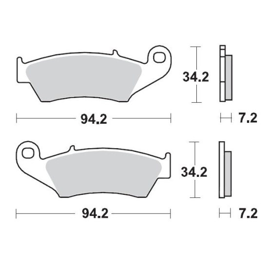 MOTO-MASTER KLOCKI HAMULCOWE KH185 / KH389 NITRO RACING SINTER METAL SOFT: 22 (NITRO SPORT) ETA RR 2T 125/200 '19-, RR 2T 250/300 '13-, RR 4T 350/390