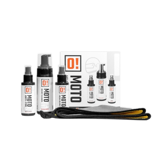 OMOTO ZESTAW PREZENTOWY DO PIELĘGNACJI KASKU O! HELMET CARE AND PROTECT (O!MOTO) (OLE-016)